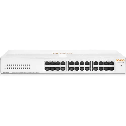 HPE Networking Instant On 1430 24G - Unmanaged Gigabit Switch EU (R8R49A), zuverlässige Netzwerkverbindung für kleine bis mittelgroße Unternehmen