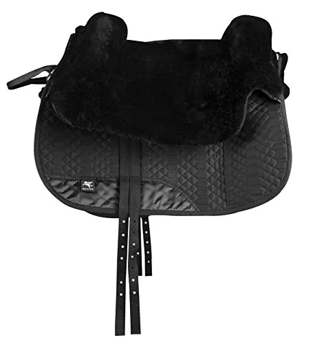 Engel Reitsport Lammfell Fellsattel FELLSA-R3-SCH Ibero schwarz - Funktionsjacken: Baumloser Sattel aus Merino Lammfell, temperaturausgleichend für optimalen Komfort im Sommer und Winter.
