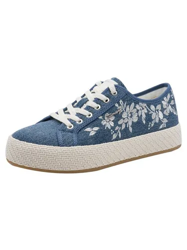 Tamaris Damen Sneaker Low in Blau, Größe 38 EU in blau von Tamaris