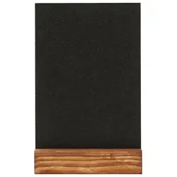 Kreidetafel Tischaufsteller Europel A6 Hochformat Naturholz 356274