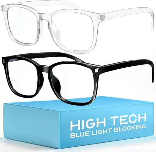 livho High Tech-Blaufilterbrille – Fortschrittliche Computerbrille mit Blaulichtblockierung – Schutz vor Augenermüdung und UV-Blendung