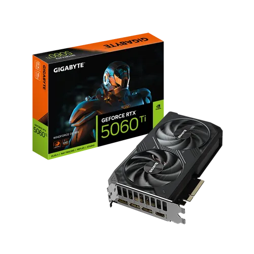GIGABYTE GeForce RTX 5060 Ti WINDFORCE OC 16GD Grafikkarte von GIGABYTE