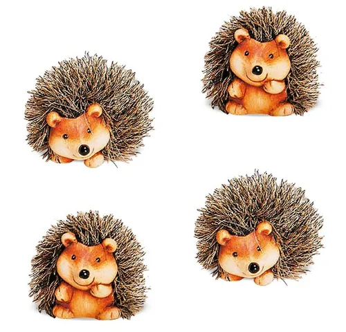 matches21 HOME & HOBBY Dekofigur Igel 2 Stück Set sitzend Herbstdeko (1 St)