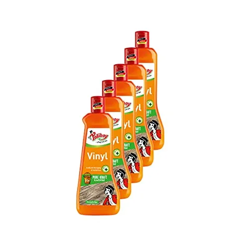 Poliboy Pflege Konzentrat - 2,5 Liter Vinyl- und Designbodenreiniger - Bodenreiniger mit kraftvoller Reinigung für Vinyl- und Kunststoffböden, schützt Fugen und erhält Farben durch Jojobaöl - Made in Germany