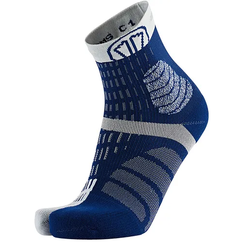 Sidas T-Free Trail Socken (Größe 44, blau) - Sportsocken mit abgetrenntem Bereich für den großen Zeh, bieten optimale Stabilität und Komfort bei langen Laufeinheiten.