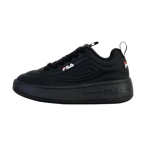 FILA Damen SUPERBUBBLE wmn Sneaker, Black, 37 EU - Damen-Sneaker mit trendigem Oversized-Design und komfortabler doppelter Sohle für perfekten Halt und Style.