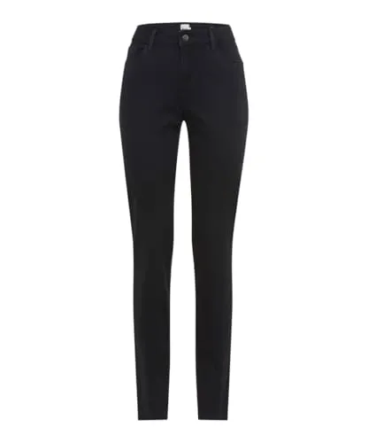 Brax Damen Five-Pocket-Hose Style SHAKIRA NAVY, dunkelblau, Gr. 44 - Stoffhosen: Elegante Five-Pocket-Hose im Slim Fit aus hochwertiger Baumwolle für perfekten Tragekomfort.