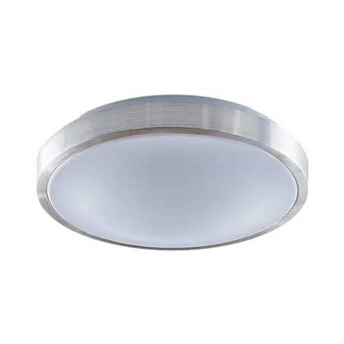 Lindby LED Deckenleuchte Emelie - Moderne Deckenleuchte aus Aluminium und Acryl, mit fest verbauten warmweißen LEDs für energieeffiziente Beleuchtung und ansprechendes Design.