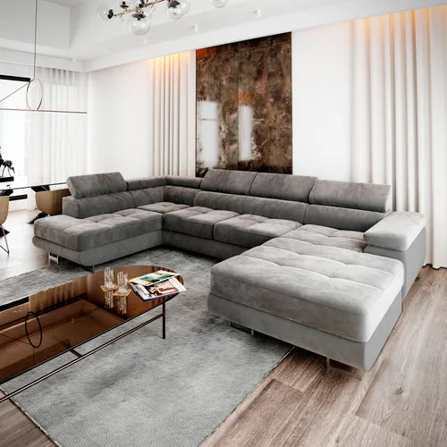 Produktbild Masseno Ecksofa CASONE L-S mit Schlaffunktion