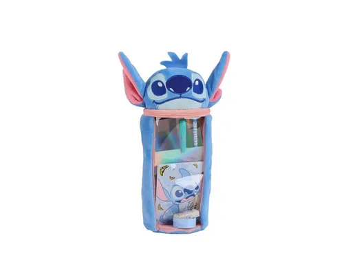 Lilo & Stitch Federmäppchen Lilo & Stitch Plüsch-Federmäppchen gefüllt Blau Disney