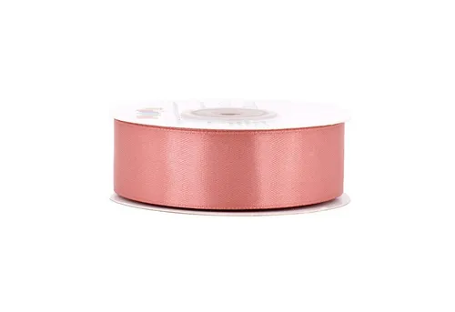 Creativery Satinband, Satinband 25mm x 25m Rolle Rosegold