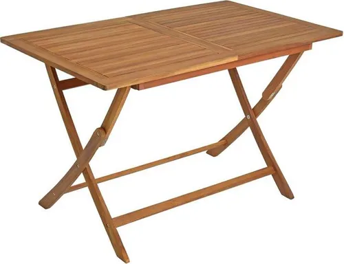 ESTEXO Gartentisch aus Akazienholz - Klappbar und Witterungsbeständig - Esstisch aus hochwertigem Akazienholz, klappbar für platzsparende Aufbewahrung. Ideal für Balkon, Terrasse oder Garten – pflegeleichte, ölige Holzoberfläche.