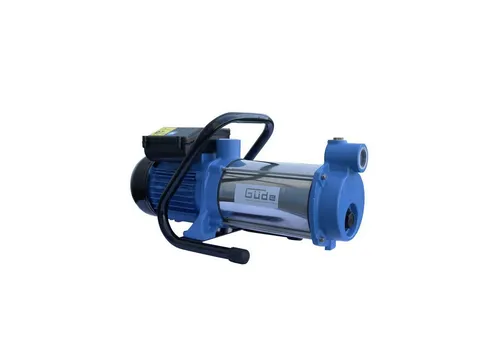 Güde Gartenpumpe MP 120/5A/GJ, 1300 W, 5400 l/h - Wasserpumpen für optimale Gartenbewässerung, selbstansaugend, max. Druck 5,4 bar, ideal für Teiche und Becken, robust mit Edelstahlmantel und Thermoschutz.