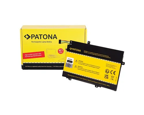 PATONA Akku für Lenovo ThinkPad L590 L480 L14 Gen 1 - Laptop-Akku mit 4100mAh Kapazität, ideal für lange Laufzeiten und zuverlässige Leistung. 100% kompatibel und sicher mit Überladungs- und Kurzschlussschutz.