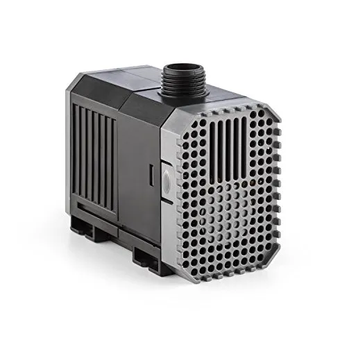 Waldbeck Nemesis - T25 Teichpumpe, sparsam, 25 Watt Leistungsaufnahme, max. 1.8 m Förderhöhe, Schutzklasse IPX8 mit Schutzkontaktstecke, 1500L/h Durchsatz, 10 m Kabel, ca. 521 Gramm, schwarz