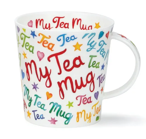 Dunoon Becher Cairngorm - MY TEA MUG - Hochwertiger Porzellanbecher für Teeliebhaber, spülmaschinenfest und ideal für Heißgetränke, perfekt für den Frühstückstisch.