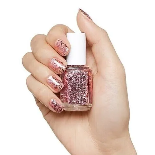 Essie Glitzernagellack Nr. 275 a cut above - Glitzer für schillernde Fingernägel - Funkelnde Nägel mit Wow-Effekt: Transparenter Überlack mit glitzernden Highlights für jeden Anlass. Einfaches Abnehmen, präziser Pinsel und hervorragende Haltbarkeit machen diesen Effektlack zum Must-Have!