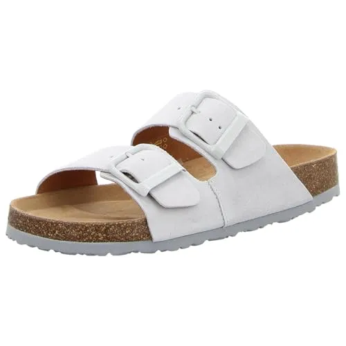 Tamaris Pantolette 1-27543-42 - Stilvolle graue Pantoletten in Größe 40 - Elegante Pantoletten aus hochwertigem Leder mit 3 cm Absatzhöhe und rundem Schnitt, ideal für einen komfortablen Auftritt im Alltag.