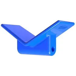 SUPROD Auffahrrampe Polyurethan Bughalter Bugstütze Bugschutz Bugpuffer Bugmaul blau 100 mm