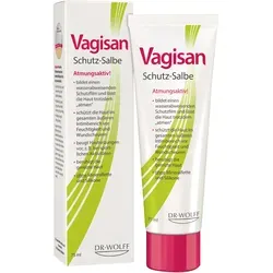 Vagisan Schutz-Salbe 75 ml - Hygieneartikel für den Intimbereich, lindert Hautbeschwerden und bietet Schutz bei Reizungen für mehr Wohlbefinden.