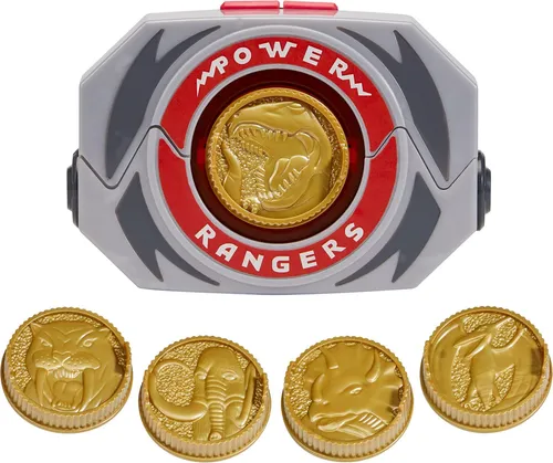 Mighty Morphin Power Rangers Power-Morpher von Playmates Toys - Actionfiguren für Kinder - Mit allen 5 Power-Münzen, Lichtern und Geräuschen für ein authentisches Ranger-Erlebnis!