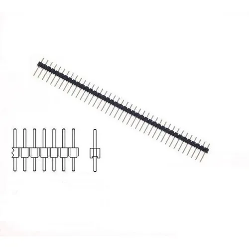 Stiftleiste Kontaktleiste Jumper 40 polig 1-reihig vergoldet gerade 20x RM2.54