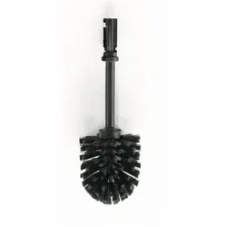 Haug WC-Ersatzbürstenkopf rund, PP schwarz Toilettenbürste Durchmesser 77 mm, geeignet nach HACCP