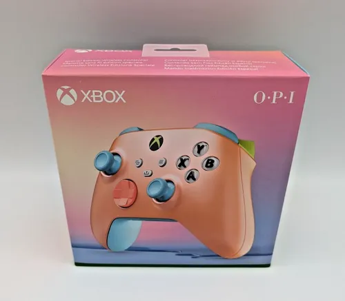 Microsoft XBOX Wireless Controller - Sunkissed Vibes - Controller für Xbox Series X/S in trendiger Orange-Farbe, mit Bluetooth-Konnektivität für kabellosen Spielspaß.