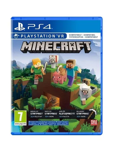 Minecraft Starter Collection (PSVR) - Sony PlayStation 4 - Action/Abenteuer Spiel für PS4, enthält spannende VR-Erlebnisse und fördert Kreativität im Spiel.