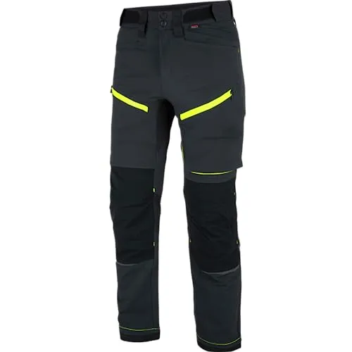 WÜRTH MODYF Bundhose Performance - professionelle Arbeitshose für Herren - Bundhose mit Reflektoren - in der Größe 46 Lang in Dunkelgrau