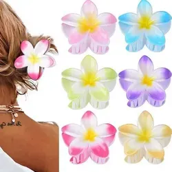6er Set Rutschfeste Blumen Haarspangen für Damen - Hochwertige Acryl Haarklammern im modischen Blumen-Design, bieten starken Halt für alle Haartypen. Ideal für den täglichen Gebrauch und besondere Anlässe. Set mit 6 Farben für vielseitige Looks.