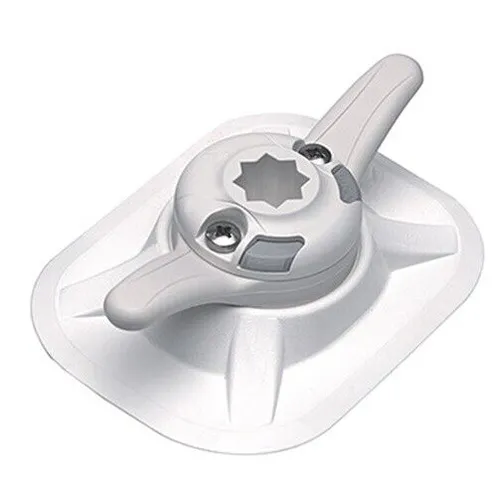 Railblaza Cleatport Ribmount mit Sternhalterung weiß von Railblaza