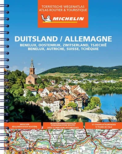 Germ./Benelux/Switz./Austr./Tcheque atl sp. A4: Wegenatlas Schaal 1 : 300.000 (Michelin Atlassen)
