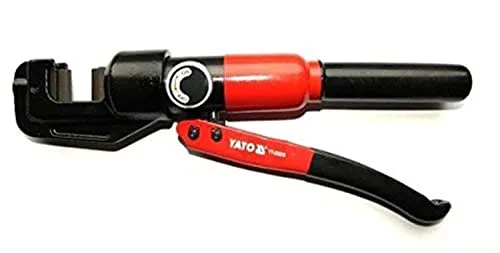 HYDRAULIC CUTTER 416MM - Bolzenschneider mit 430 mm Gesamtlänge, schneidet Stahl und Metall bis 16 mm Durchmesser. Mit 8 Tonnen Kraft und einfachem Handpumpen durch Gummigriff für müheloses Schneiden.