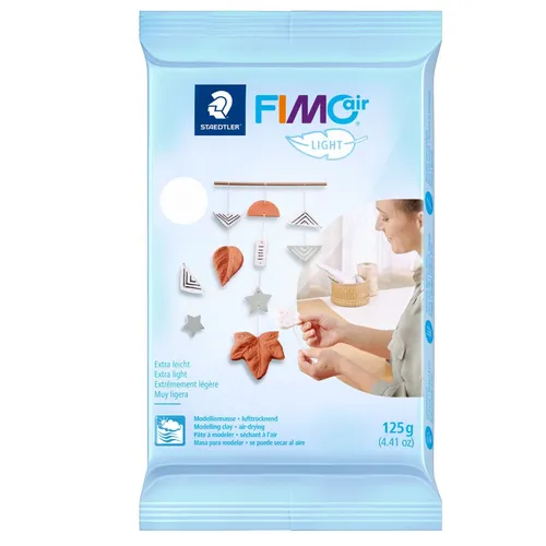 STAEDTLER FIMO air light - Lufttrocknende Modelliermasse, extra leicht und sofort gebrauchsfähig, ideal für Kunst und Hobby