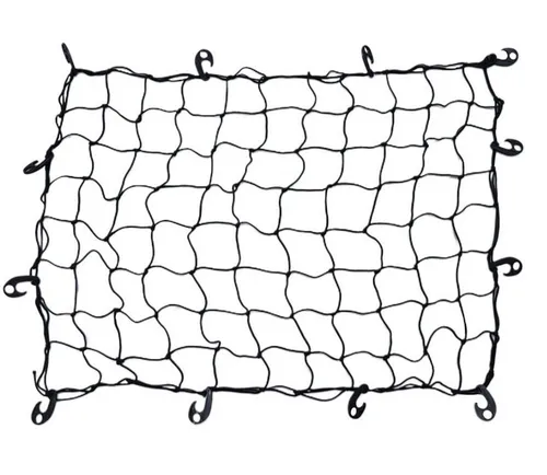 BAYLI Trennnetz 120 x 90 cm universaler Auto Netz Kofferraumnetz, Gepäcknetz mit 12