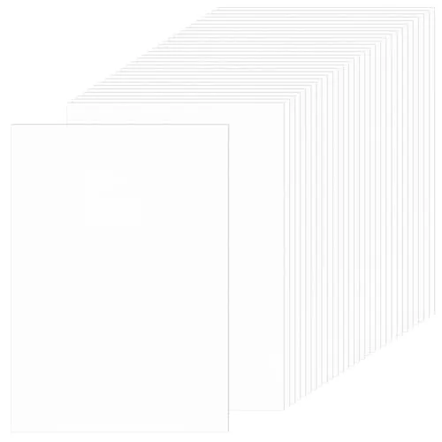 Blätter Weißes Kartonstoff Baupapier A4 Größe 250gsm/92lb 30