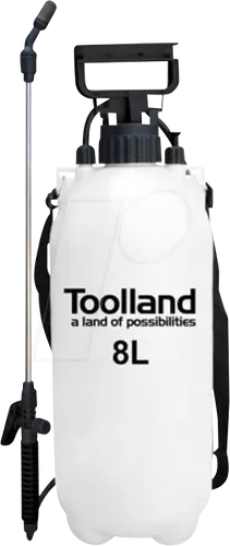 VEL DT2008N - 8 Liter Drucksprüher mit Lanze - Bewässerung und Entwässerung, vielseitig einsetzbar mit einstellbarer Düse für präzises Sprühen und praktische Füllstandsanzeige.