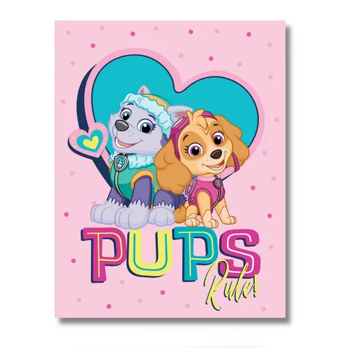 Decken Pink von Paw Patrol