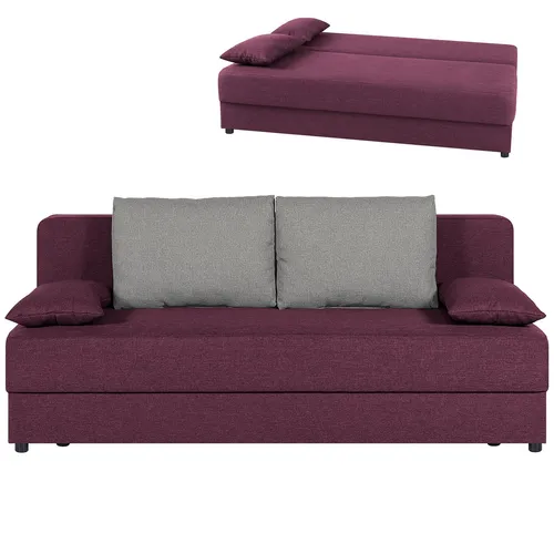 Schlafsofa in lila von Roller