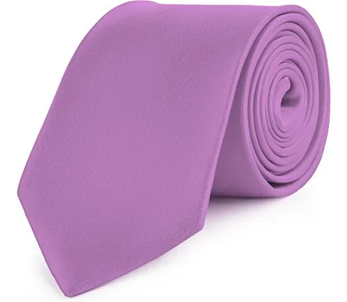 Ladeheid Herren Breite Krawatte KP-8 (150cm x 8cm, Lila)