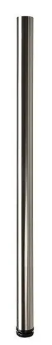 Hettich Möbelfuß 6,0 x 110 - 113 cm - Tischbeine in Edelstahl-Optik, stabil und höhenverstellbar für individuelle Anpassungen an Ihre Möbel.