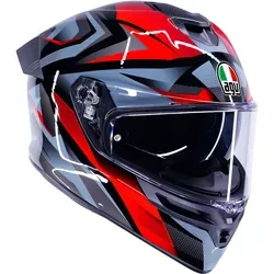 AGV K5 Munor Helm, schwarz/rot, XL (61/62)