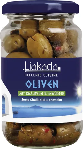 Liakada Grüne Oliven entsteint ATG 190g