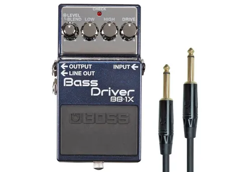 Boss by Roland E-Gitarre Boss BB-1X Bass Driver Effektgerät mit Kabel, Effektgerät, mit Klinkenkabel, Effektgerät