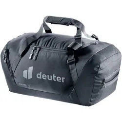 Deuter Duffel 70 Weekender Reisetasche 68cm – Schwarz - Reisetasche aus robustem Polyester mit 71-80 Litern Volumen, ideal für Wochenendausflüge. Praktische Extras wie Schlüsselhalter und Tragegriff machen das Reisen komfortabel.