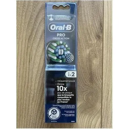 Oral-B Pro Cross Action Electric Toothbrush Head - Pack of 2 (2 x) (54724951)