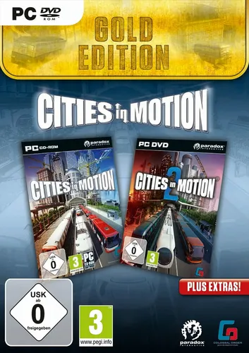 Cities In Motion 1+2 Gold PC Neu & OVP