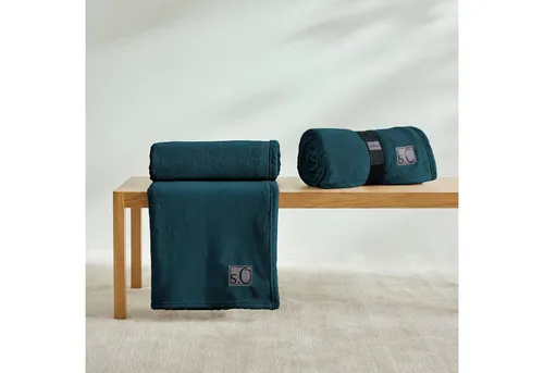 Wohndecke Oro, s.Oliver, 150 x 200 cm in blau von s.Oliver