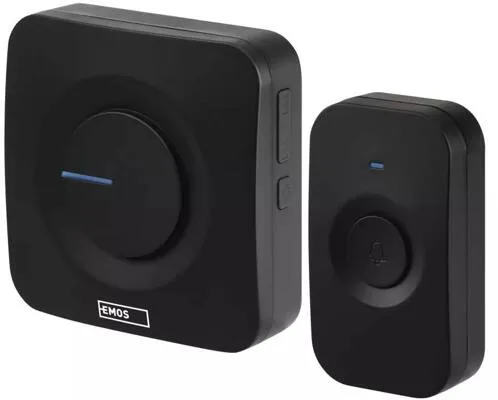 EMOS 3402043000 Drahtlose Türklingel, schwarz